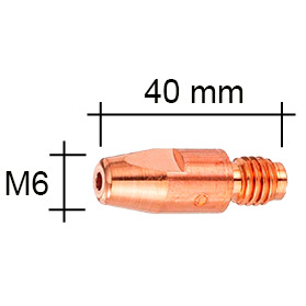 IMG-Binzel Kontaktdyse ZR 1,0 mm 40