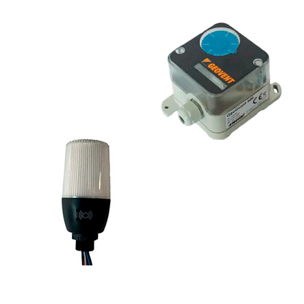 IMG-Geovent Geoguard trykvagt m/lys og sirene