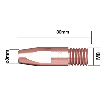 IMG-Dyse 0,8 mm  M8x8x30 mm CuCrZr